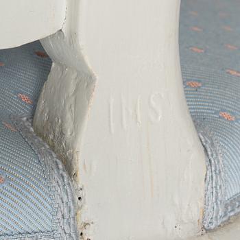 Stolar, ett par, gustavianska, 1700-talets andra hälft.