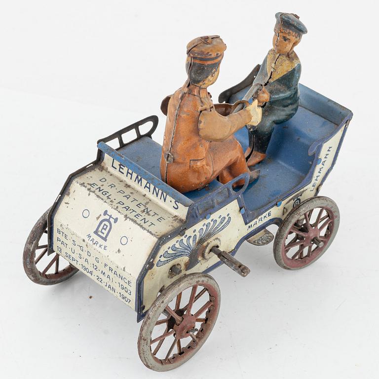 Lehmann, A tinplate "Naughty boy 495" Germany. In production 1903-1909.