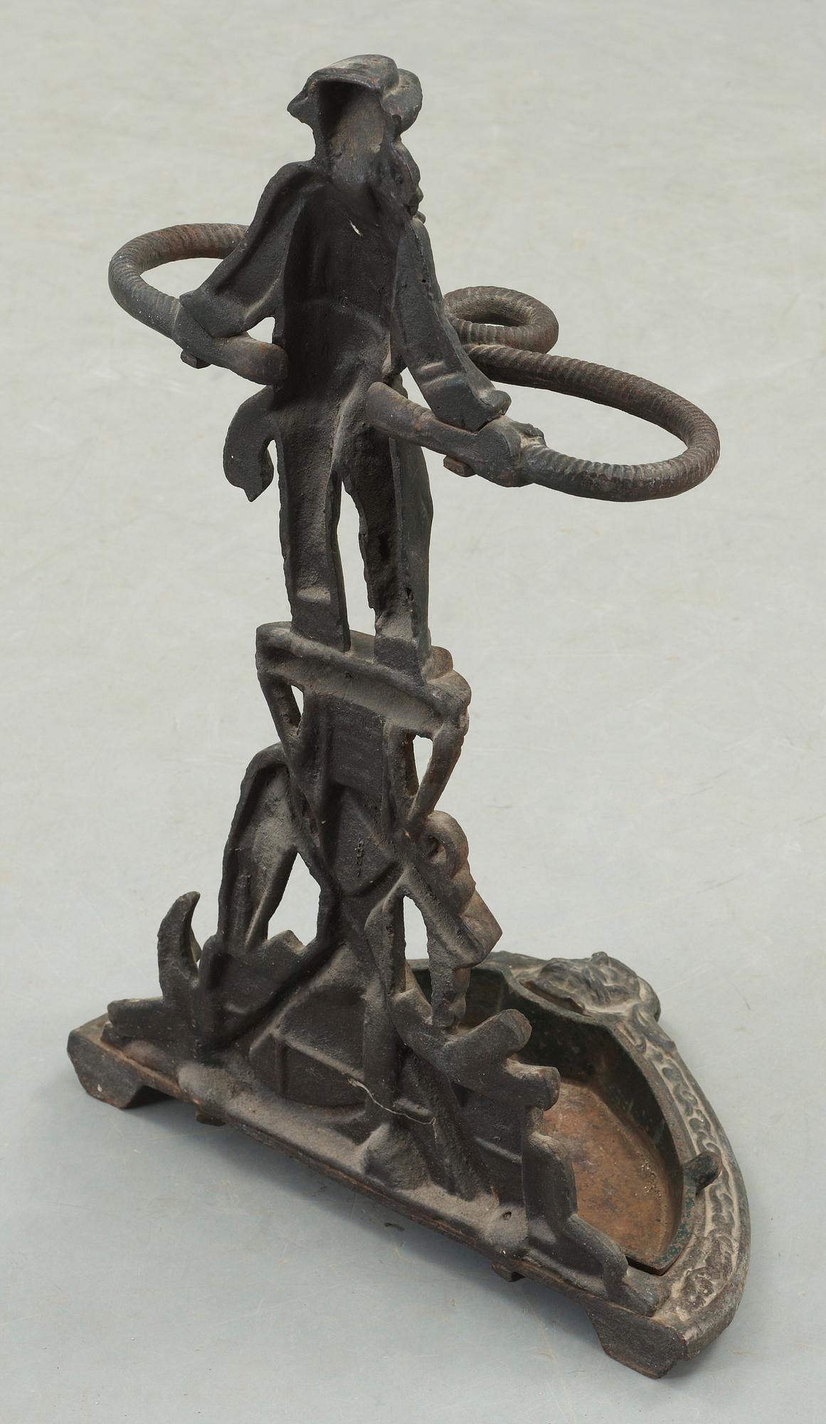 PARAPLYSTÄLL, gjutjärn, 1900-talets början.