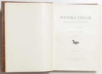 Bröderna von Wright, bokverk, 3 band, "Svenska fåglar", A. Börtzells tryckeri AB, Stockholm, 1927-1929.