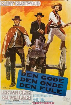 POSTER, "Den gode, den onde, den fule (The good, the bad and the ugly)".