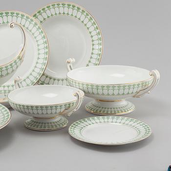 54 pieces, porcelain service "Julia" by Rörstrand, early 20th century..