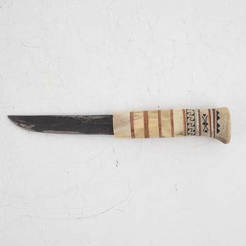 Wilhelm Eriksson, a knife, signed VE, Flakaberg.