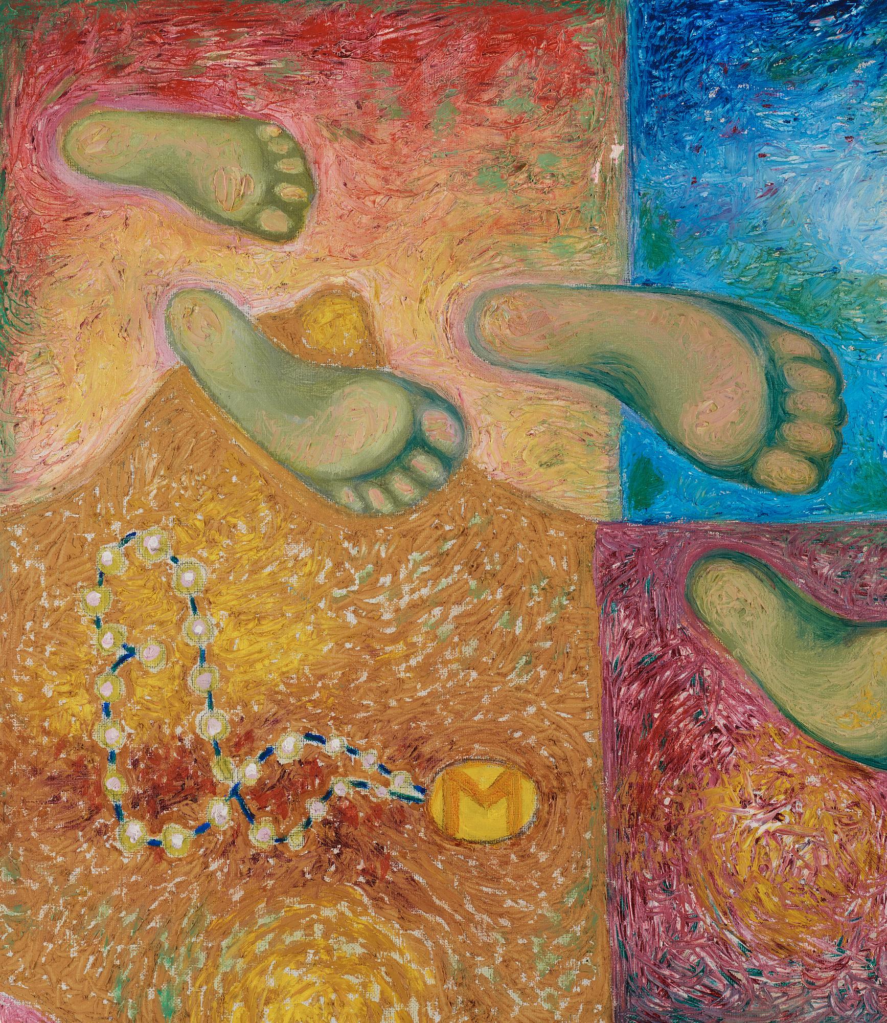 Erik Olson, oil on canvas, signed and dated 1966.