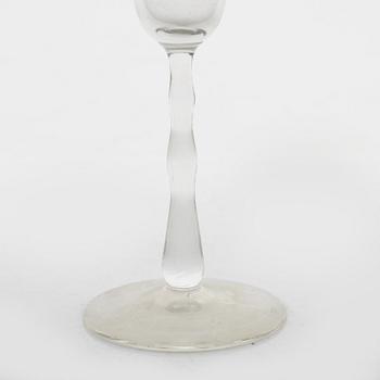 Simon Gate, a set of 36 'Stork' glasses, Orreford Sandvik, Sweden, first half of the 20th century.