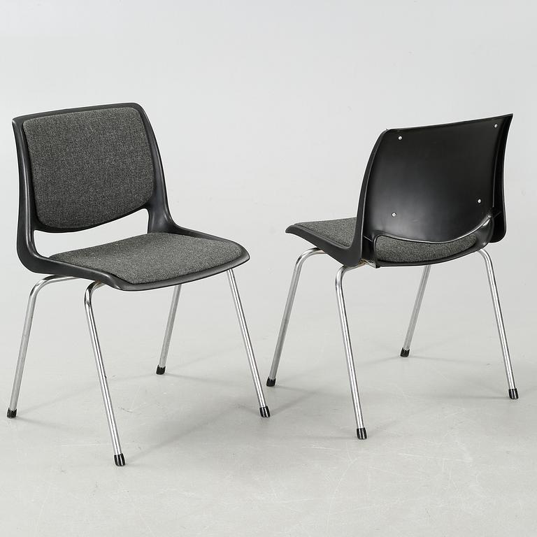 Six "R-48" chairs by Bendt Winge, Norway, second half of the 20th century.