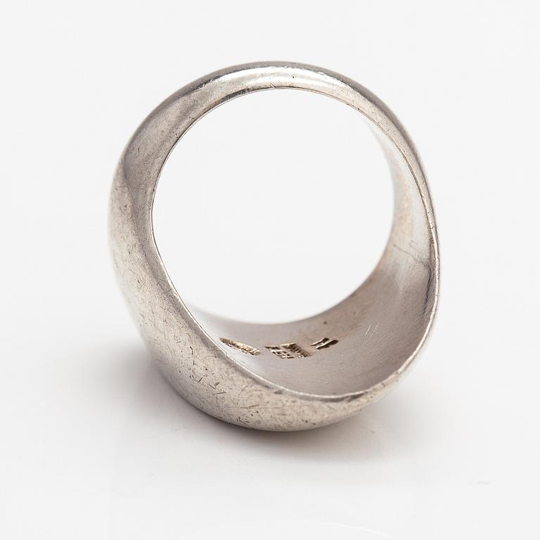 Georg Jensen, A sterling silver ring, model 91. Denmark.