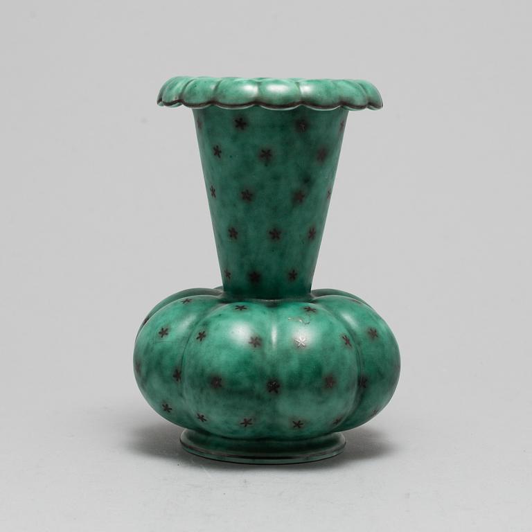 An 'Argenta' vase by Wilhelm Kåge, Gustavsberg.