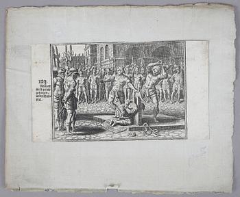 GRAVYRER, ca 80 st, Matthäus Merian, die Historische Chronik "Theatrum Europaeum", 1618.