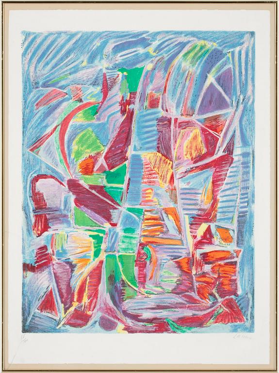 ANDRE LANSKOY, färglitografi, signerad och numrerad 55/100.