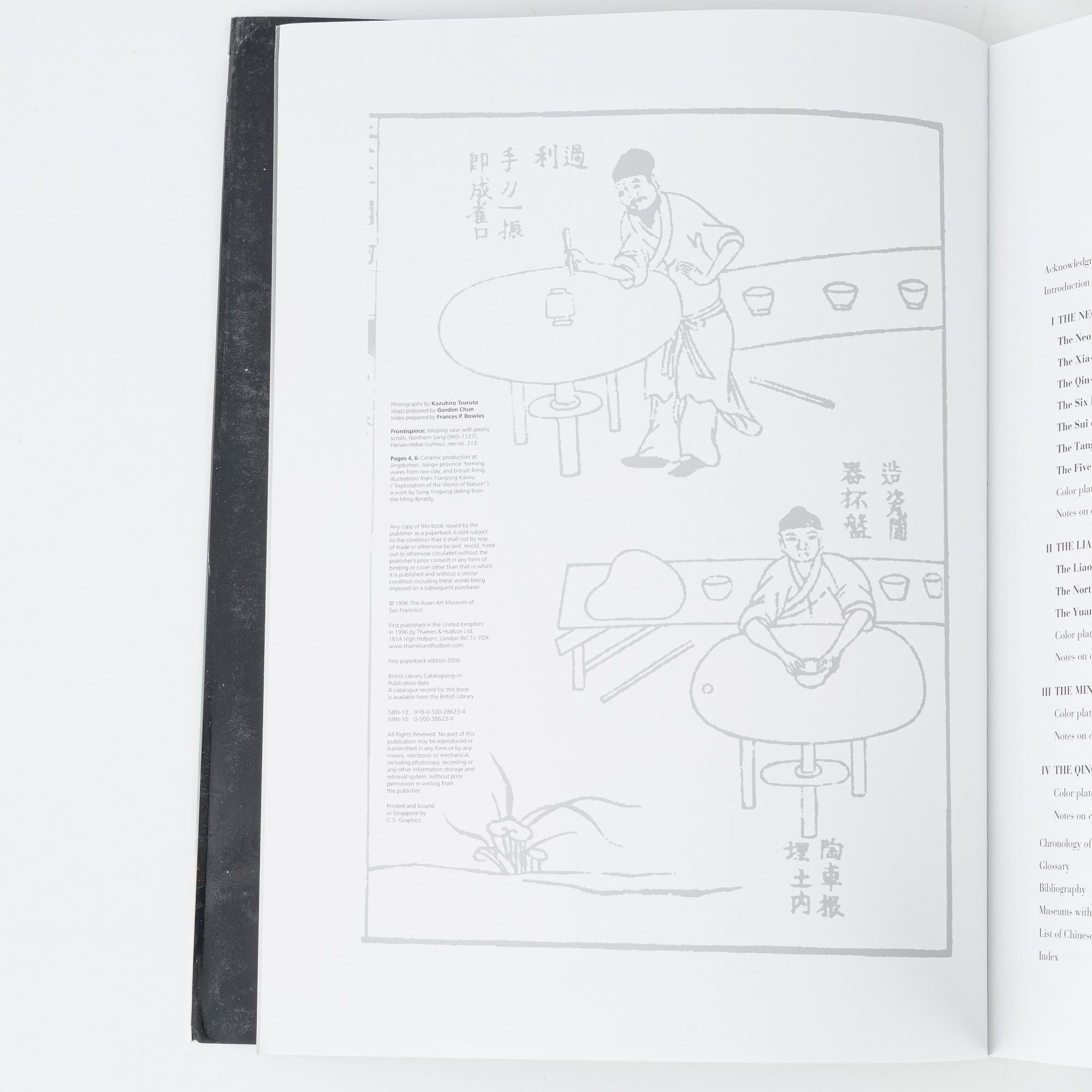 Six book about Chinese porcelain and art.