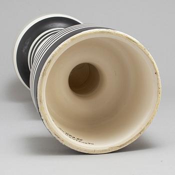 ETTORE SOTTSASS, a 'Calice' earthenware vase for Bitossi Ceramiche, Montelupo, Italy.