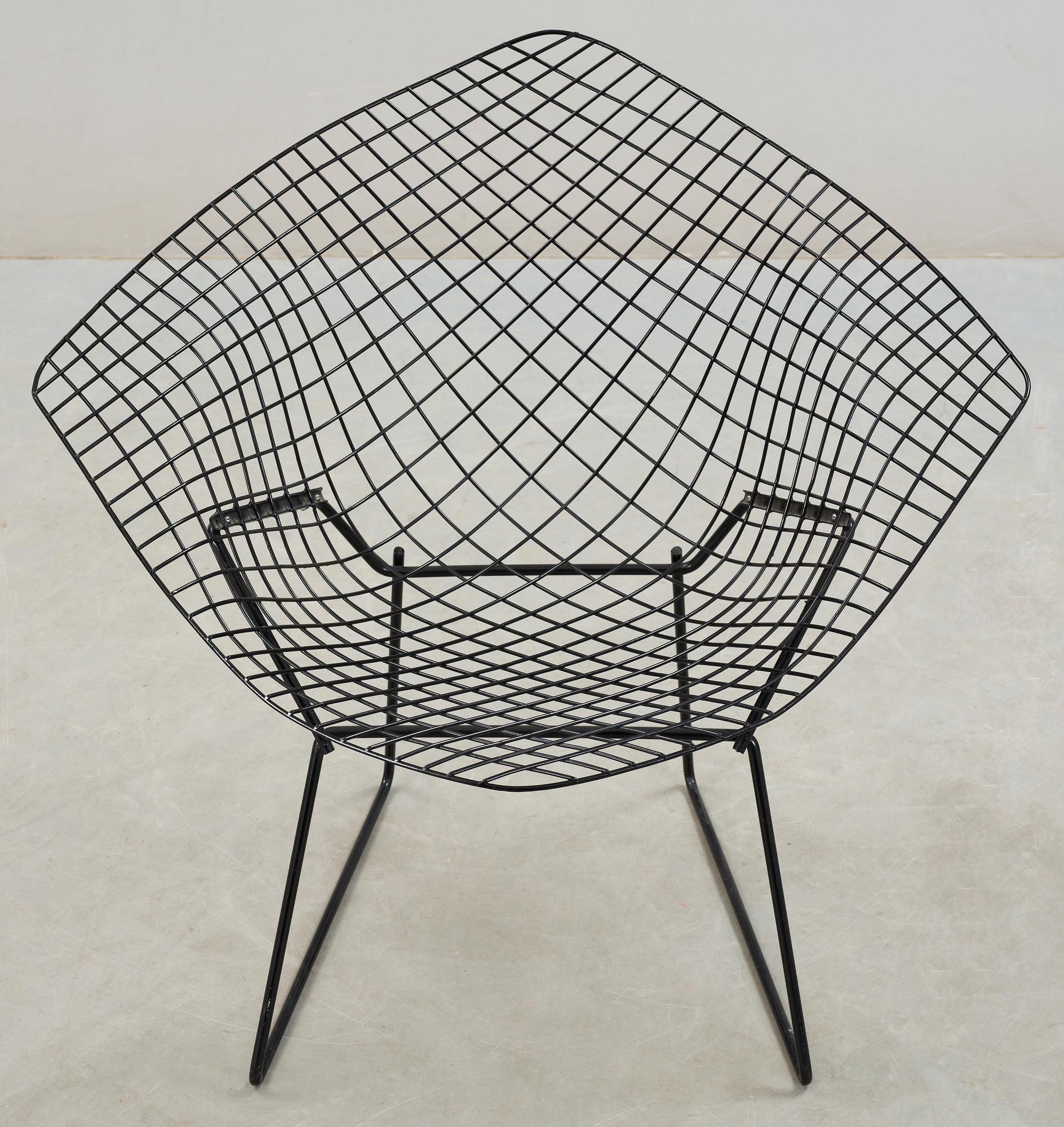 FÅTÖLJ, "Diamond chair", Harry Bertoia, 1960-tal.
