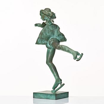 Carl Milles, "Skridskoprinsessan" (=The skater princess).