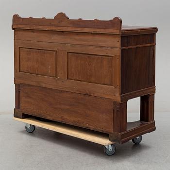 An Art Noveau cupboard, early 20th century.