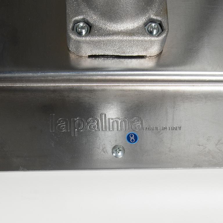 Shin & Tomoko Azumi bar stools, a pair "Lem" for LaPalma, Italy, late 20th century.