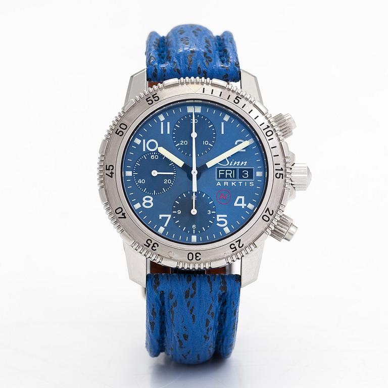 Sinn, Arktis 203, chronograph, wristwatch, 41 mm.