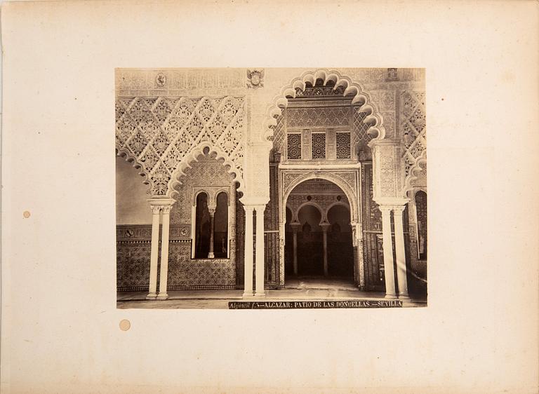Photographs  11 boxes mostly Sevilla/Spain around 1900.