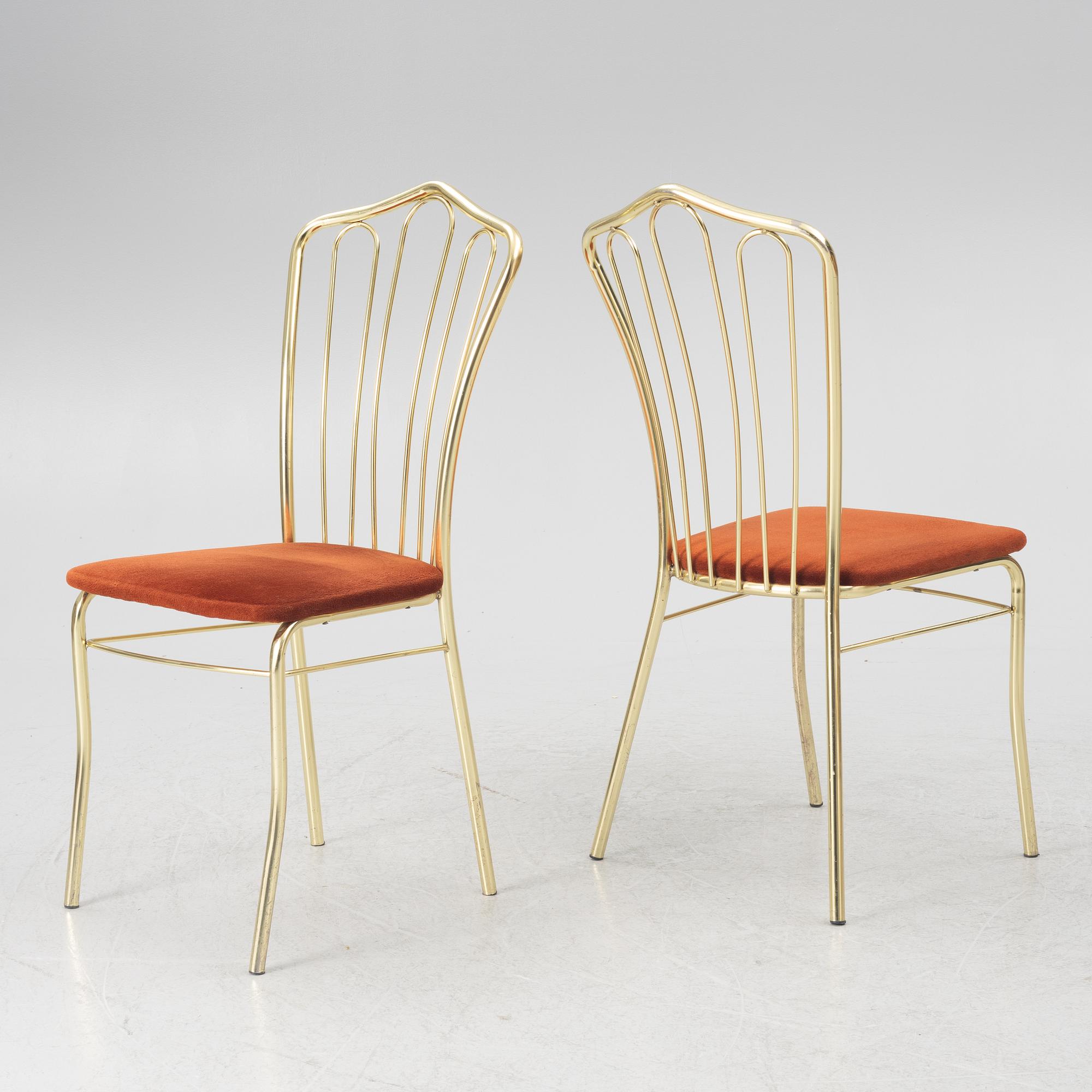 Dining group, 5 pieces, Italy, 1980s.
