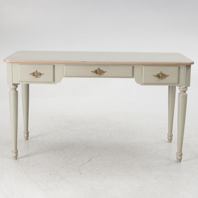 A Gustavian style desk with a chair, Åmells Möbler.