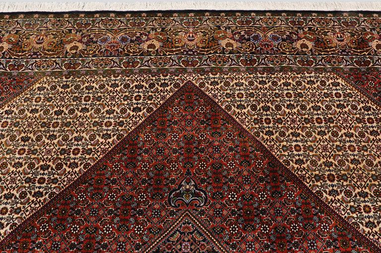 A Bidjar so-called Takab carpet, 348 x 305 cm.