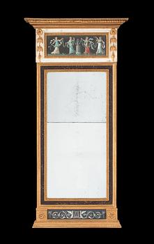 474. A late Gustavian circa 1800 mirror.