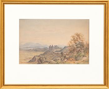 Unknown artist, 19th century, Scottish landscape.