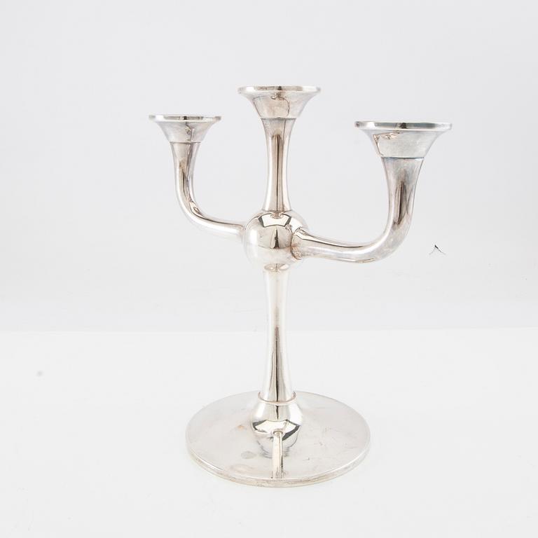 Karl Jørgen Otteren, candelabrum, silver, Norway 1997.