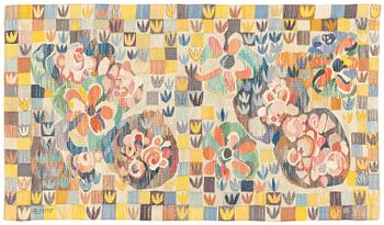 Barbro Sprinchorn, a tapestry, "Buketter", tapestry weave, ca 174,5 x 99,5 cm, signed AB MMF BS.