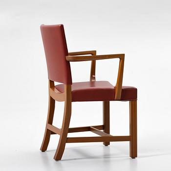 Kaare Klint, Armchair, “The Red Chair”, model 3758A, probably Rud Rasmussen’s Snedkerier, Denmark.