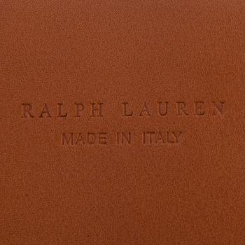 RALPH LAUREN, a leopard printed belt.