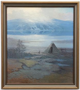 Olof Walfrid Nilsson, "Parti av Tjäktadalen".