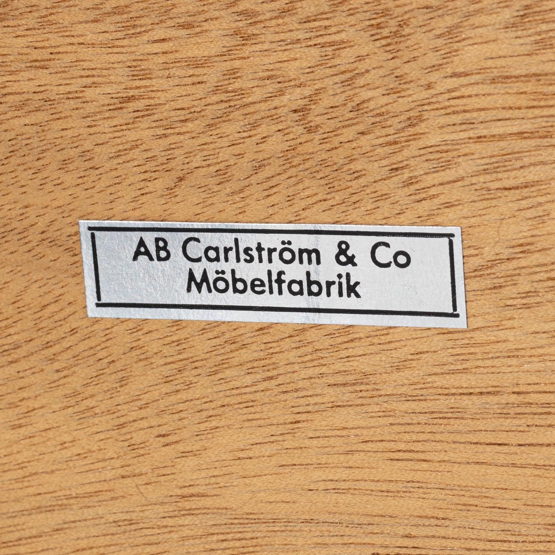 Bedside tables, a pair, teak, 1950s/60s.