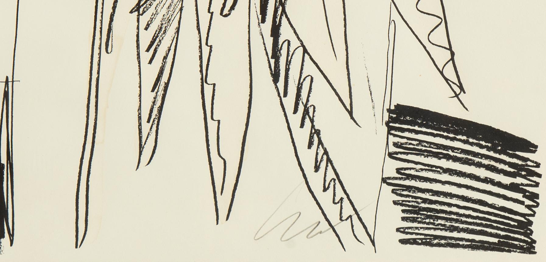 ANDY WARHOL,Silkscreen 1974, on Arches paper, signed with initials in pencil, and also signed and numbered 99/250 verso.