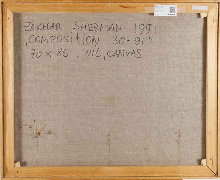 ZAKHAR SHERMAN, olja på duk, signerad och daterad -91.