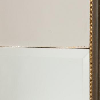 A Empire style mirror, late 19th Century.