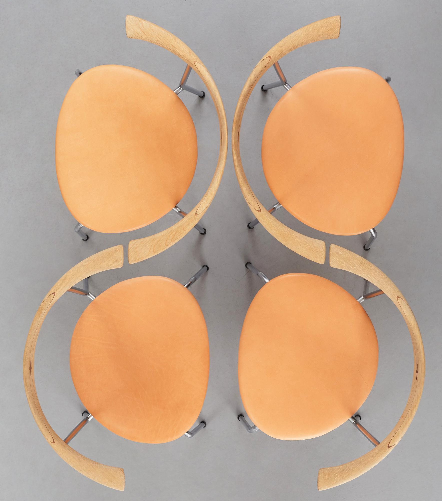 Hans J. Wegner, stolar, 10 st "JH-701", Johannes Hansen, Danmark.