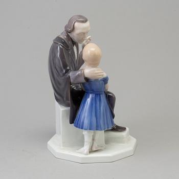 A Bing & Gröndahl porcelain figure group, Denmark, 1960s.