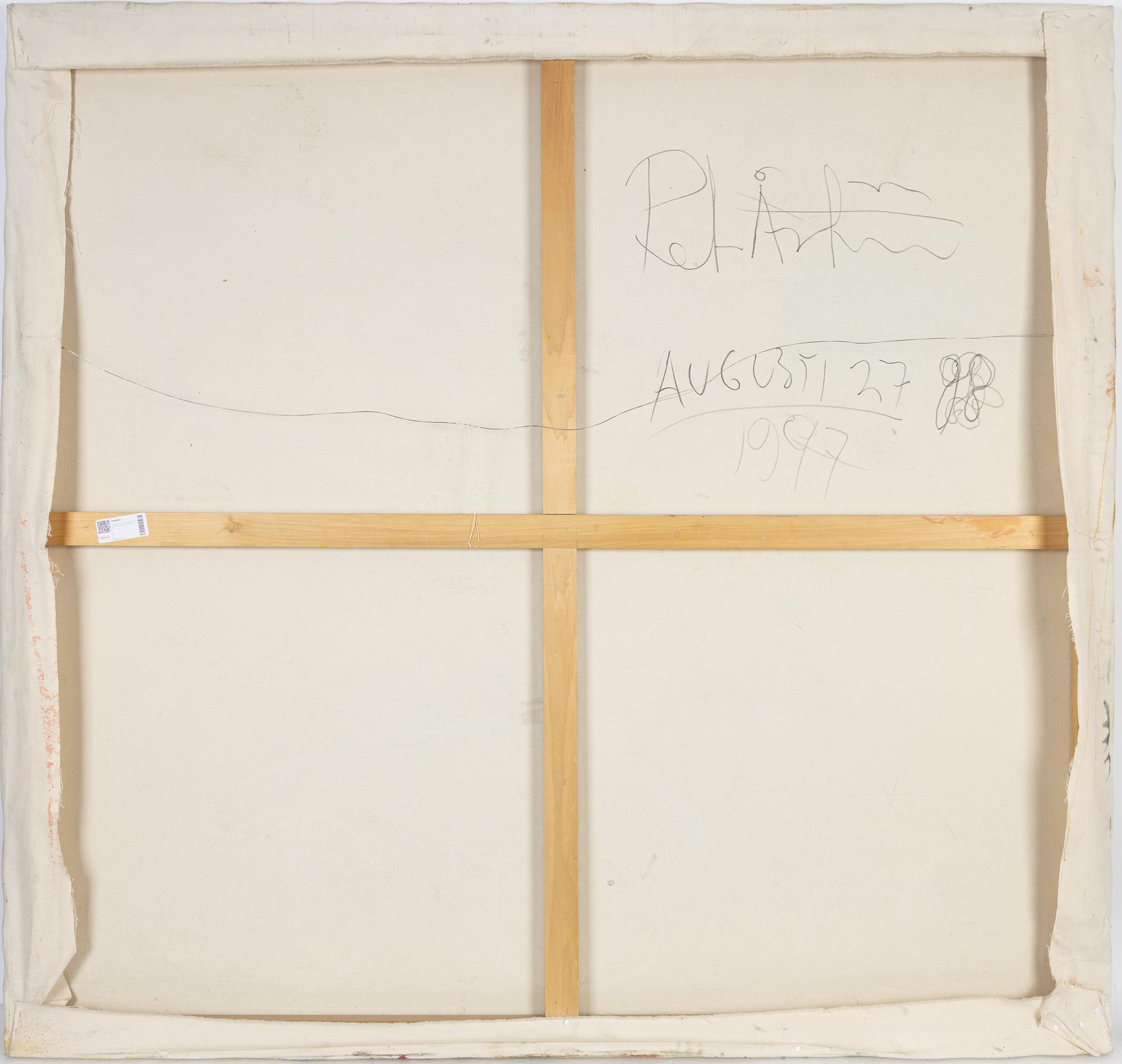 Peter Åström, acrylic on canvas, signed and dated 1997 verso.