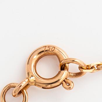 Louis Vuitton, rannekoru, "Color Blossom BB Star", 18K ruusukultaa, vaaleanpunaista helmiäistä ja briljanttihiottu timantti.