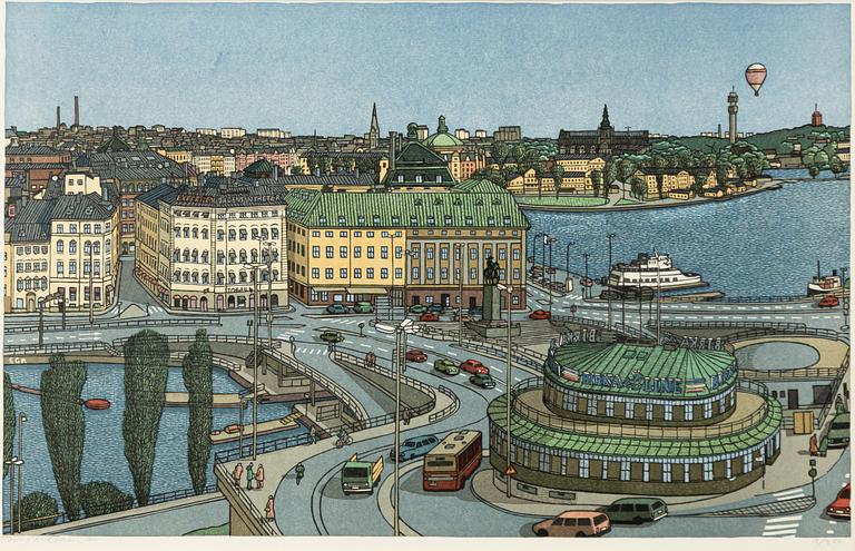 Svenolov Ehrén, Slussen, Stockholm.