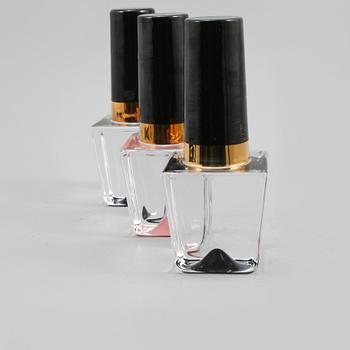 OBJEKT, glas, "Make up", Åsa Jungnelius, Kosta Boda, 3 st, 2000-tal.