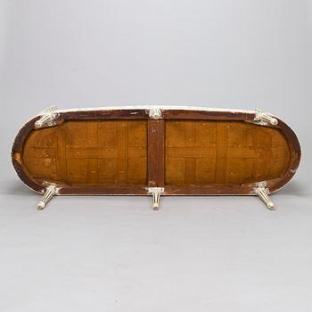 A Gustavian sofa, early 19th century.