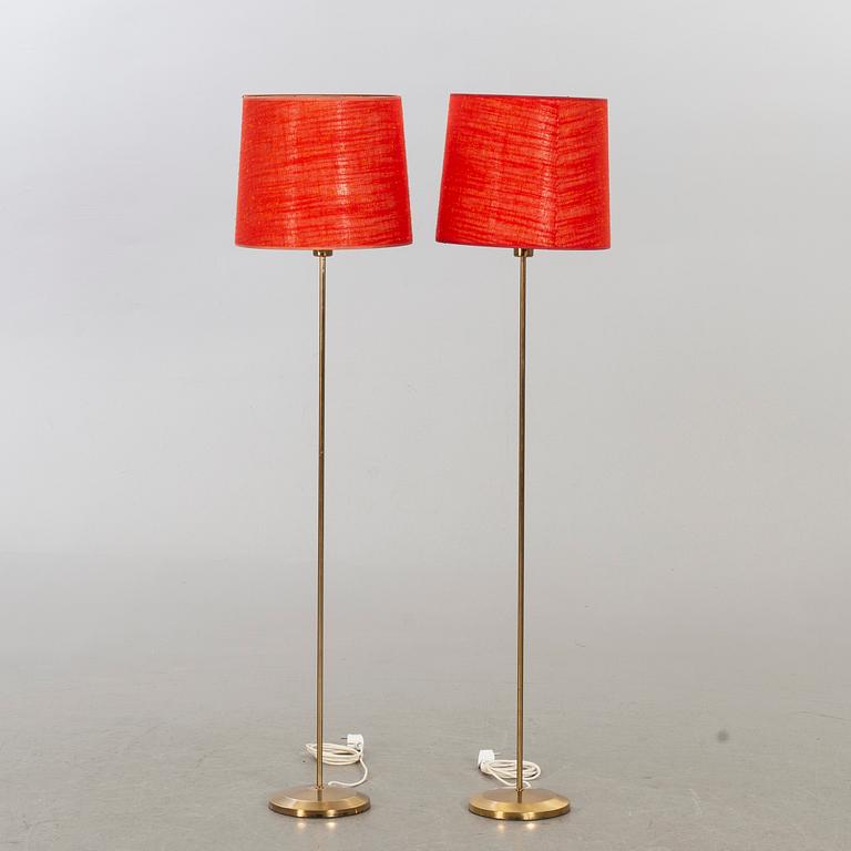 GOLVLAMPOR, ett par, 1960-tal.