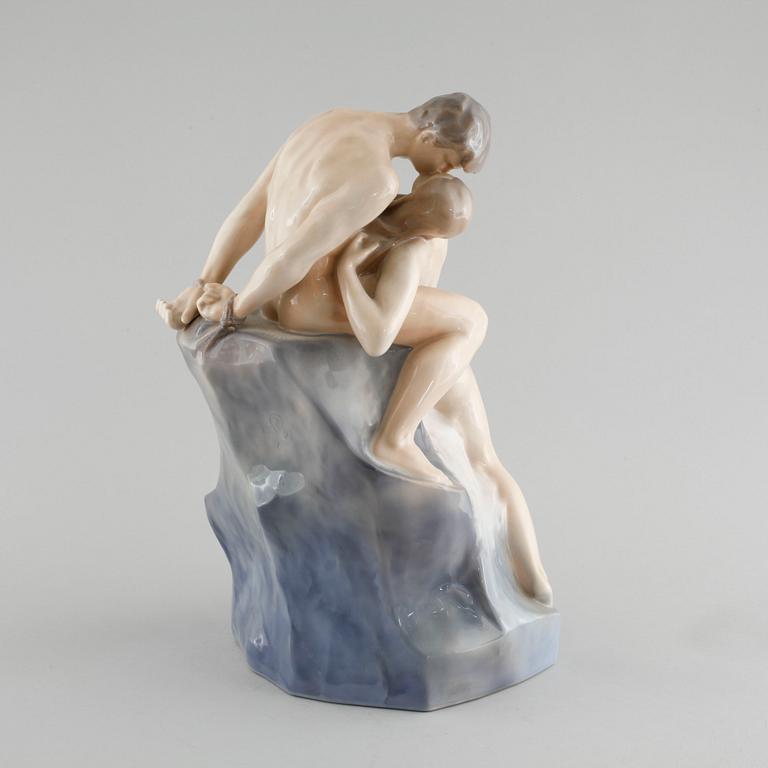 A porcelain figurine from Royal Copenhagen, nr 1132, 20th century.