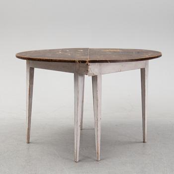 A pair of painted side tables, 19th Century.