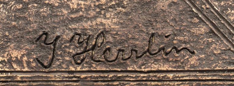 Ingrid Herrlin, sculpture, earthenware, signed.