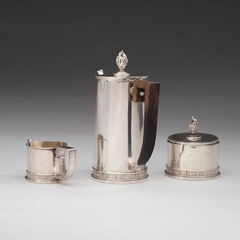 An Atelier Borgila 3 pcs coffee service, Stockholm 1936.