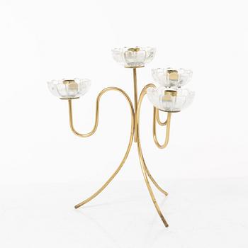 Gunnar Ander, candle holders 7 pcs, Ystad Metall. 20th century, second half.