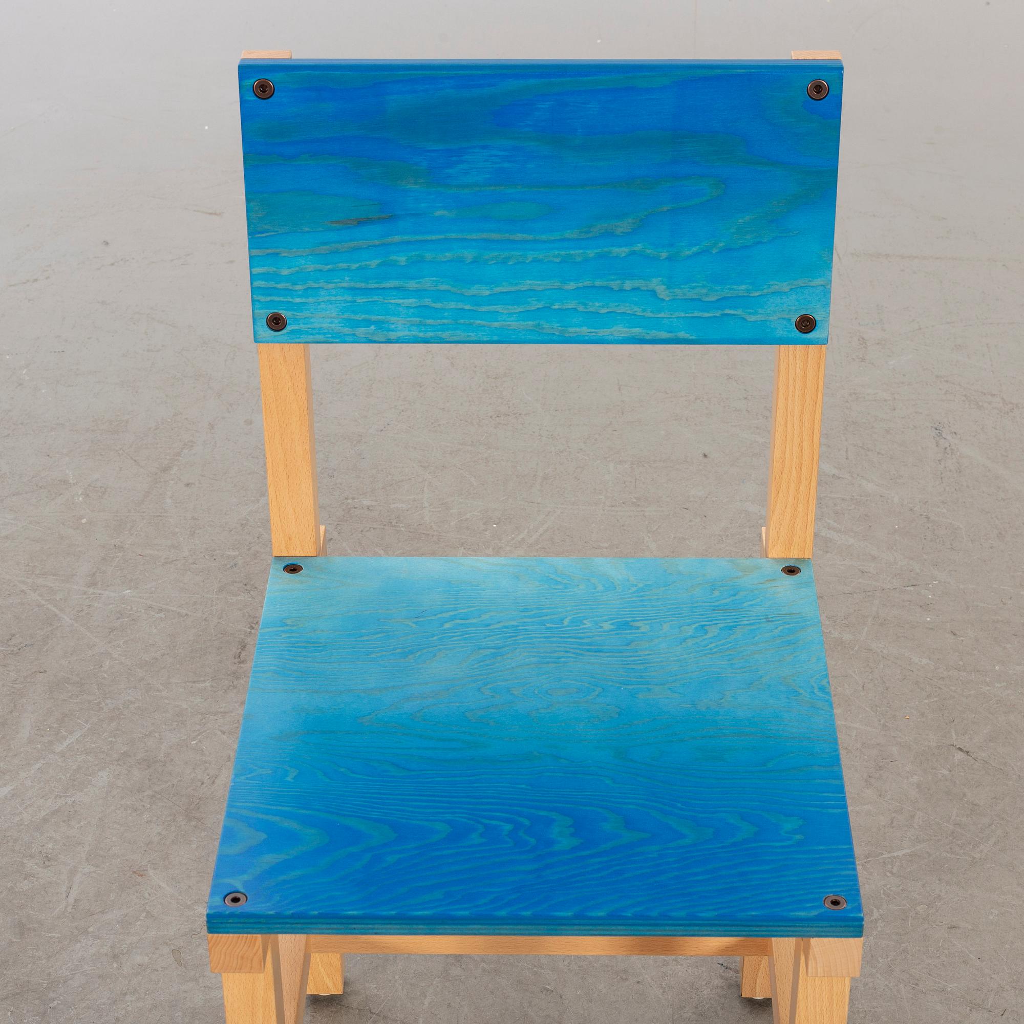 FREDRIK PAULSEN, "Röhsska"Designbaren, chair, Blå Station 2020, Chair 31/102.